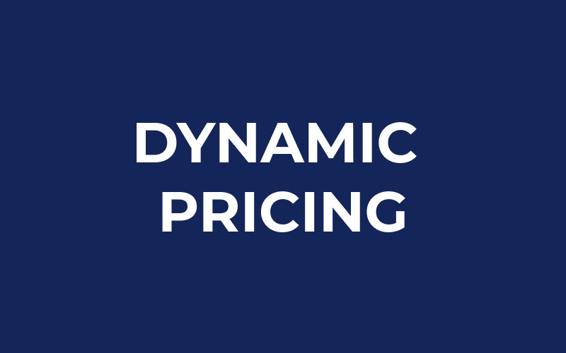 Dynamic pricing