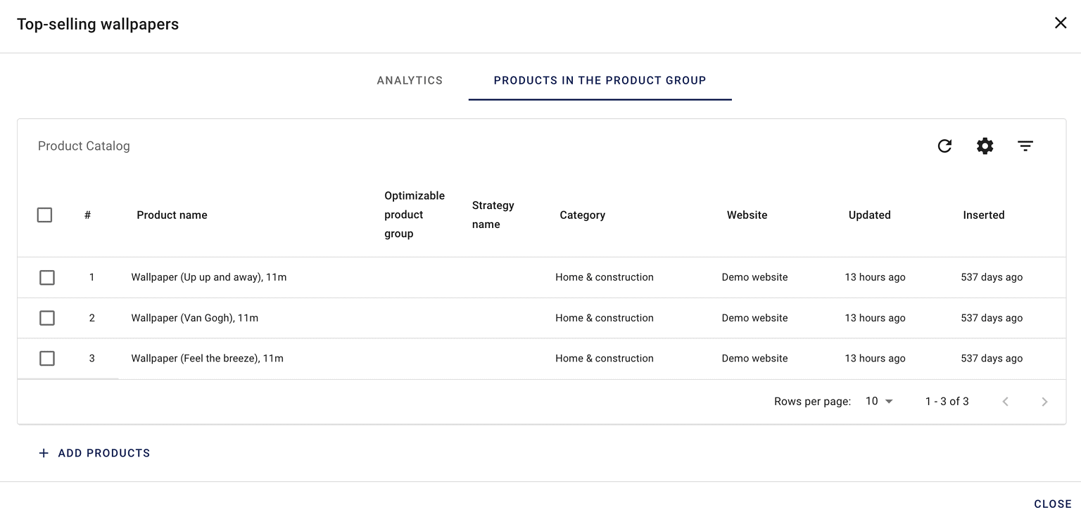 product variants